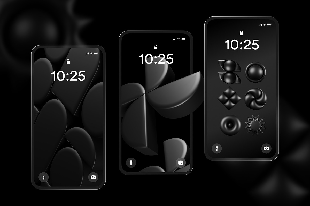 3D Dark Geometrics 234 illustrations, an Object Graphic by assetpro.design (Photo 14 of 16)
