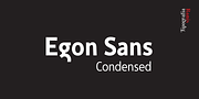 Egon Sans Cond, a Sans Serif Font by TipografiaRamis (Thumbnail 1 of 5)