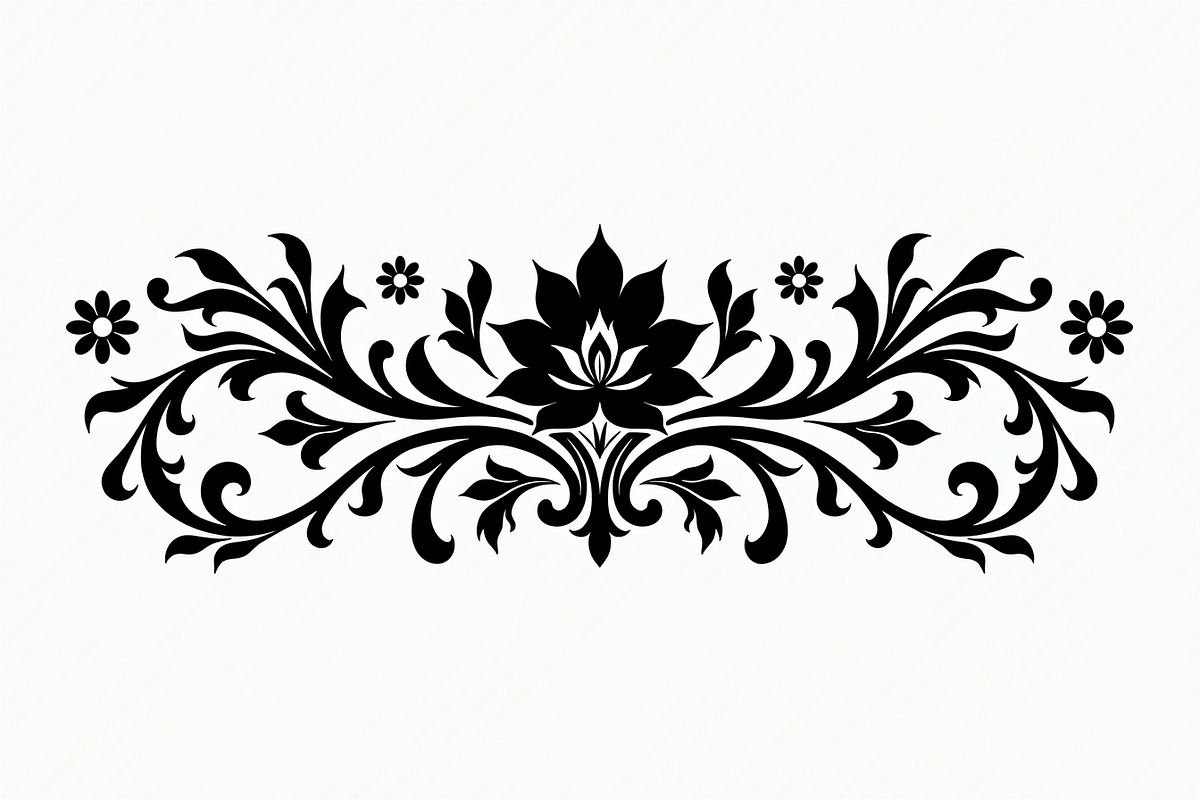 Ornamental Floral Vector Pack, an Illustration by Designer_Momina (Photo 15 of 21)