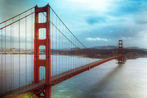 Golden gate bridge stock picture