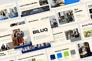Biluq : Creative Biz Google Slides, a Presentation Template by Punkl Camp