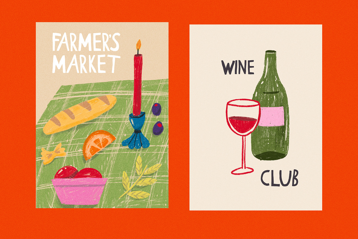 Crooked Lines Club Font, a Handwritten Font by AnnArt (Photo 3 of 12)