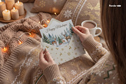 Christmas Card Mockup Set, a Product Mockup by Renderteam (Thumbnail 12 of 16)