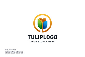 Tulip Logo Vector Design Template, a Branding & Logo Template by yuanesei