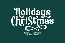 Holidays Christmas - Handmade Serif