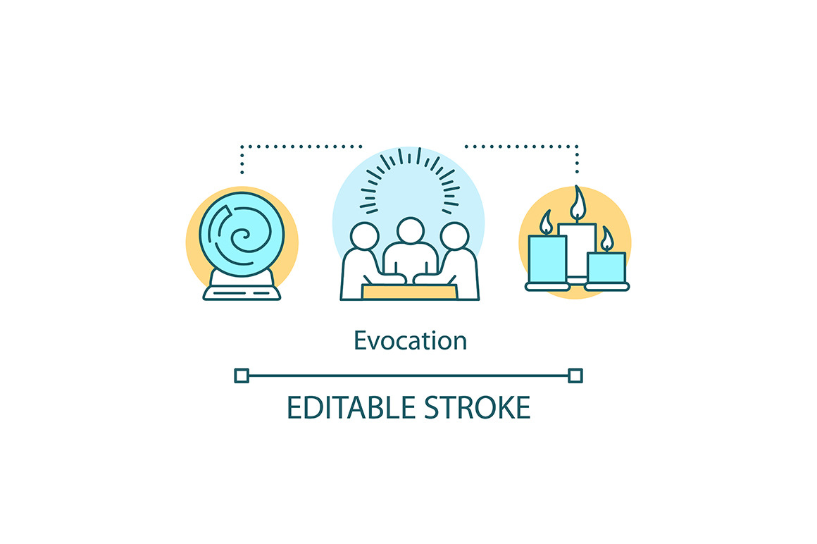Evocation concept icon, an Outline Icon by IMG Visuals
