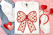 Preppy Coquette Valentine Bow PNG, an Illustration by Canvas Craft (Thumbnail 7 of 7)