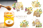 Honey watercolor set, a Food Illustration by Love Watercolor Store (Thumbnail 5 of 10)