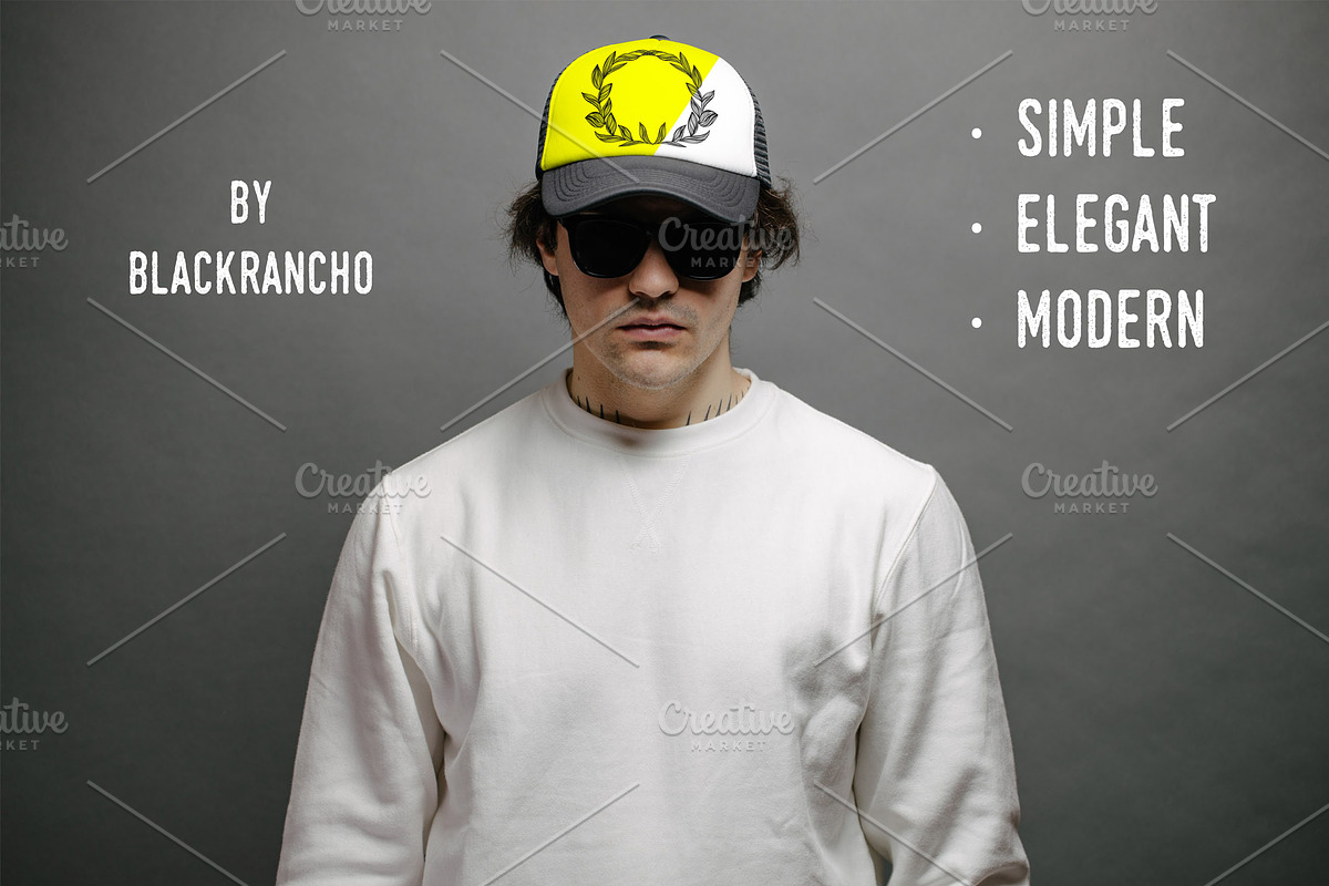 Baseball Hat Mock Up PACK 18, a Hat Mockup by Arfis (Photo 17 of 18)