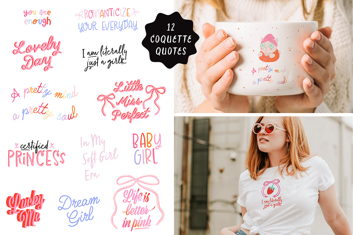 Cute Girly Clipart Bundle, an Object Graphic by Ruslana Lubenets (Photo 36 of 51)