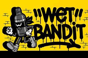 Wet Bandit Font