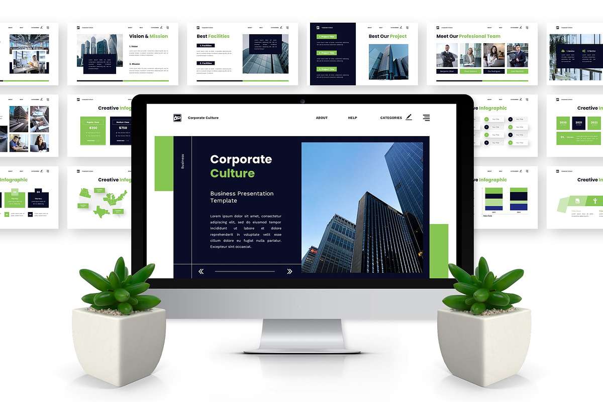 Corporate Culture - Business PPT preview 5