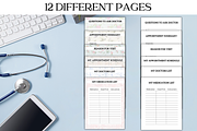 Medical Planner Organizer Journal, a Stationery Template by Pixels N Bows (Thumbnail 2 of 3)