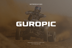 Guropic - Modern Display Typeface
