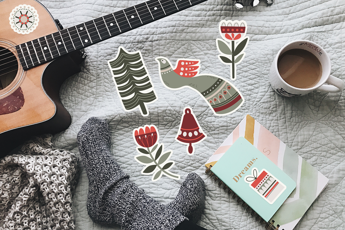 Nordic winter scandi christmas set, an Object Graphic by Beauty Drops (Photo 4 of 8)