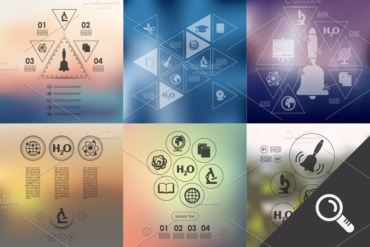 90 EDUCATION INFOGRAPHICS Collection, a Presentation Template by Palau (Photo 3 of 5)