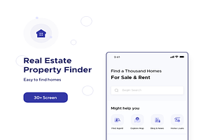Real Estate Property Finder App, an App Template by Creative Perspective
