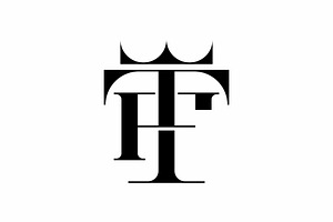 Monogram Letter FT TF Crown Logo, a Branding & Logo Template by Buqancreative