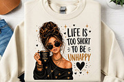 Chic Coffee Girl PNG Clipart PNG, a Seasonal Illustration by Canvas Craft (Thumbnail 2 of 6)