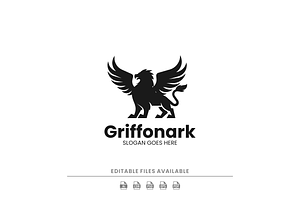 Griffin Silhouette Modern Logo, a Branding & Logo Template by Artnivora.Std