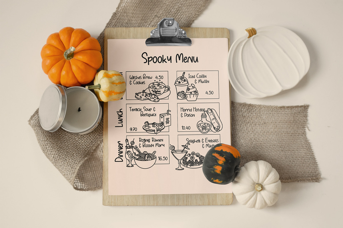 Spooky Food Procreate Stamps, a Brush Add-On by SketchQueen (Photo 3 of 5)