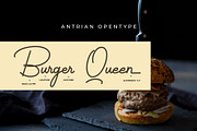 Antrian Script, a Script Font by Andika Fez (Thumbnail 5 of 12)