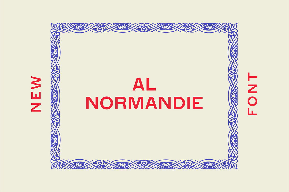 AL Normandie, a Sans Serif Font by Adam Lock (Photo 1 of 7)
