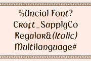 CS Kurse Drawn, a Sans Serif Font by Craft Supply Co. (Thumbnail 7 of 8)