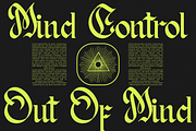 Redagon | Blackletter Typeface, a Blackletter Font by Denustudios (Thumbnail 8 of 12)