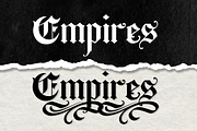 Bugenvil Modern Blackletter, a Blackletter Font by dansdesign (Thumbnail 2 of 8)