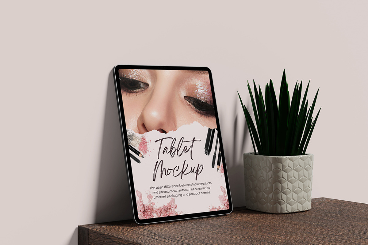 iPad Pro Mockup, an iPad Mockup by MrLetters (Photo 3 of 5)