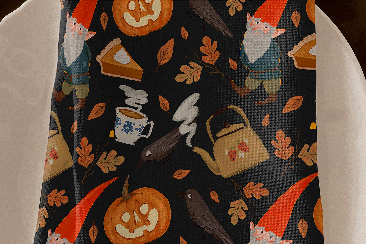Magic Season Elements and Patterns, a Seasonal Illustration by Kokoshka (Photo 11 of 15)