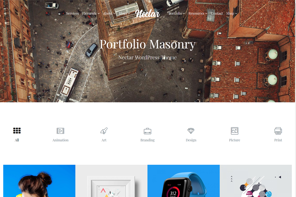 Nectar Multi-Purpose WordPress Theme, a WordPress Template by Visualmodo (Photo 19 of 20)