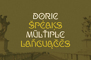 Doric - Classically Inspired Sans, a Sans Serif Font by 1871 Project (Thumbnail 10 of 10)