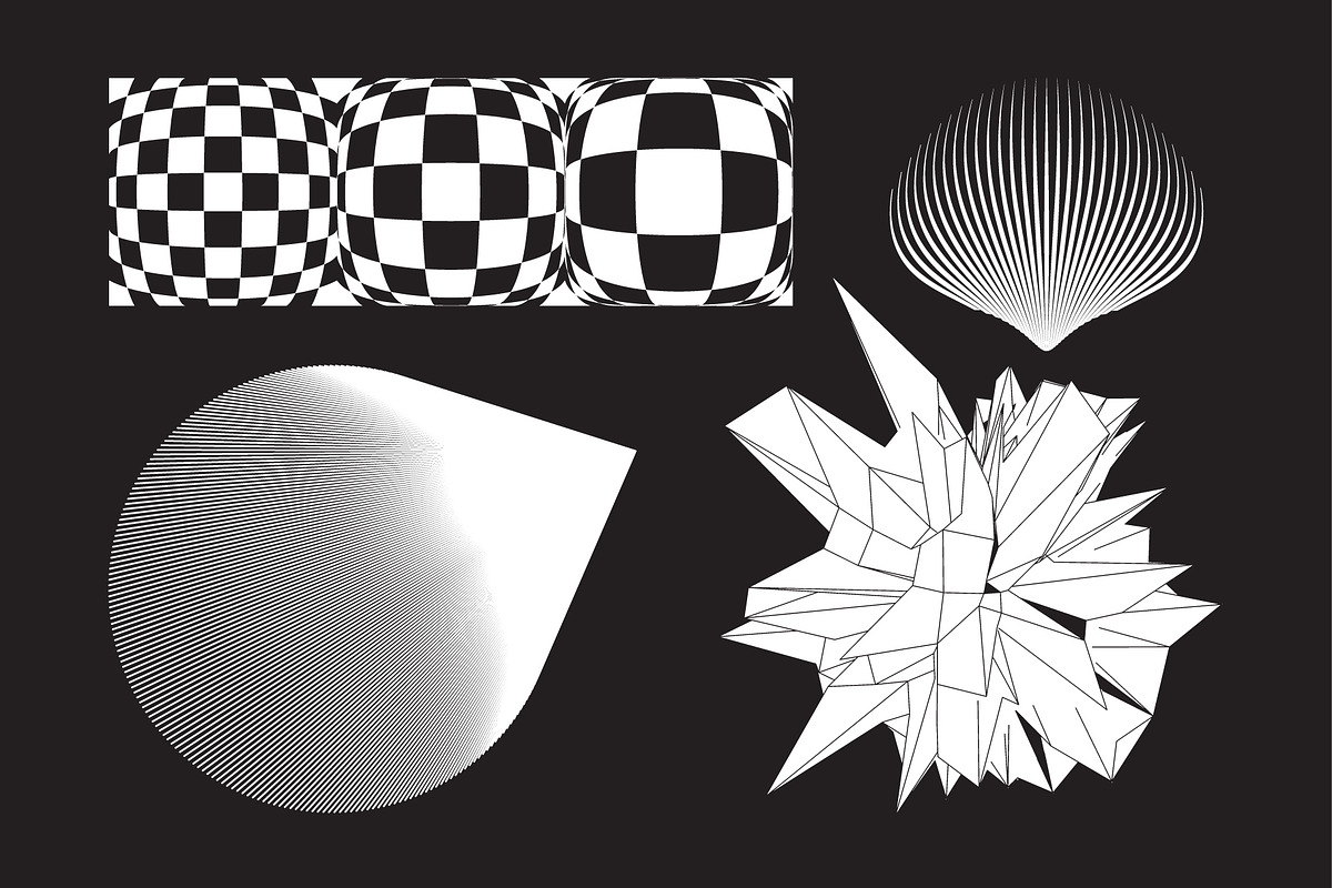 100+ Abstract Vector Shapes, a Background Graphic by Vanzyst (Photo 11 of 17)