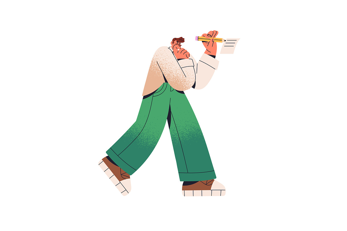 Multitasking, work and life balance, a Person Illustration by PaperTrident (Photo 9 of 9)