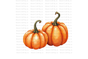 Dusty Orange Pumpkins, a Decorative Illustration by Bloom Craft Creations (Thumbnail 3 of 12)
