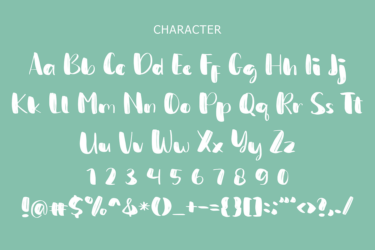 Lompi Bold Brush Display Font, a Sans Serif Font by Giant Design (Photo 10 of 10)
