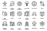 Data Management, an Outline Icon by Color Cubes (Thumbnail 3 of 5)