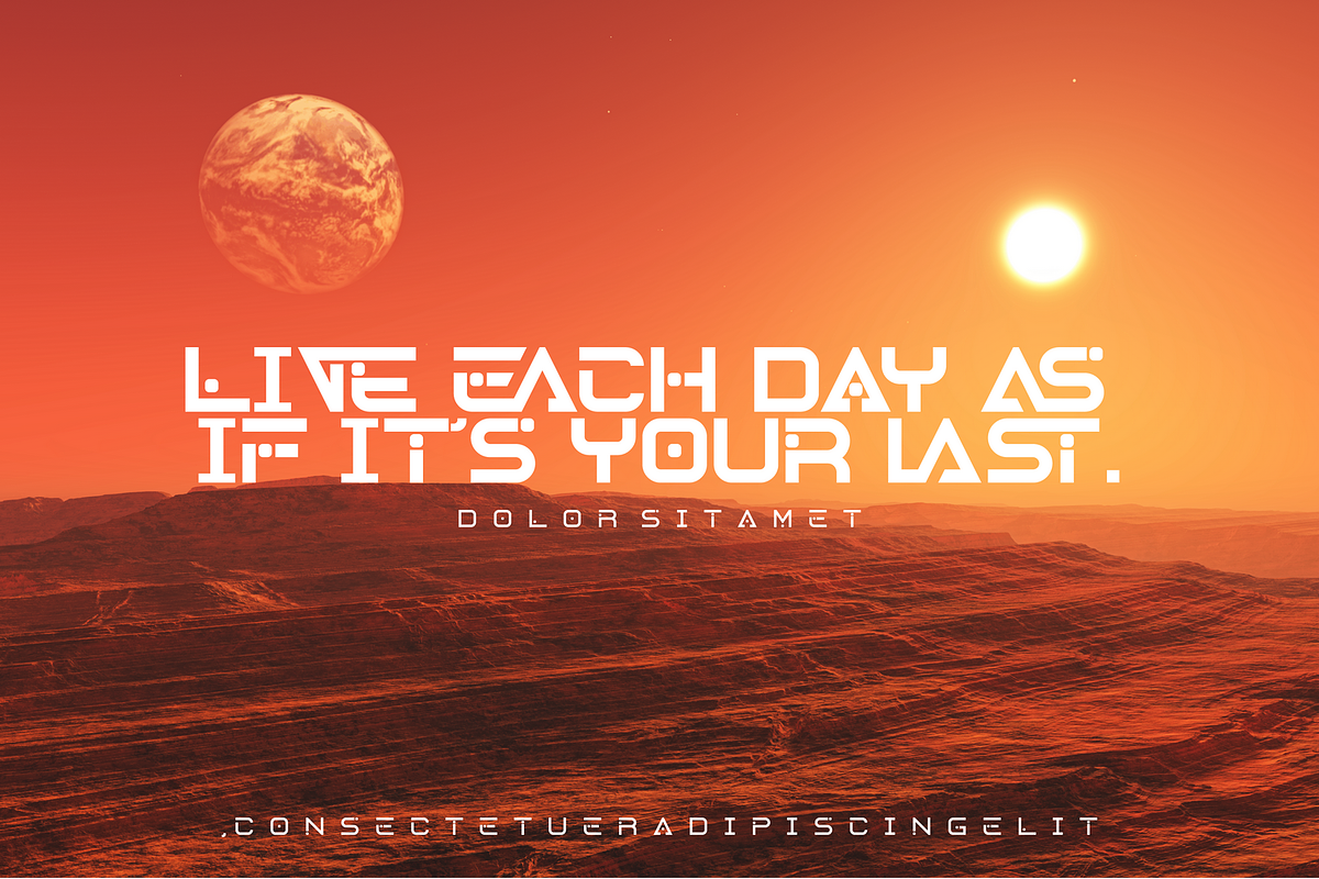 GREATEST GENERAL - Futuristic Font, a Sans Serif Font by 177Studio (Photo 3 of 9)