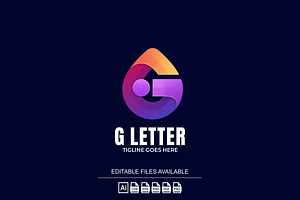 Gradient Colorful G Letter Logo, a Branding & Logo Template by Ibnipro1