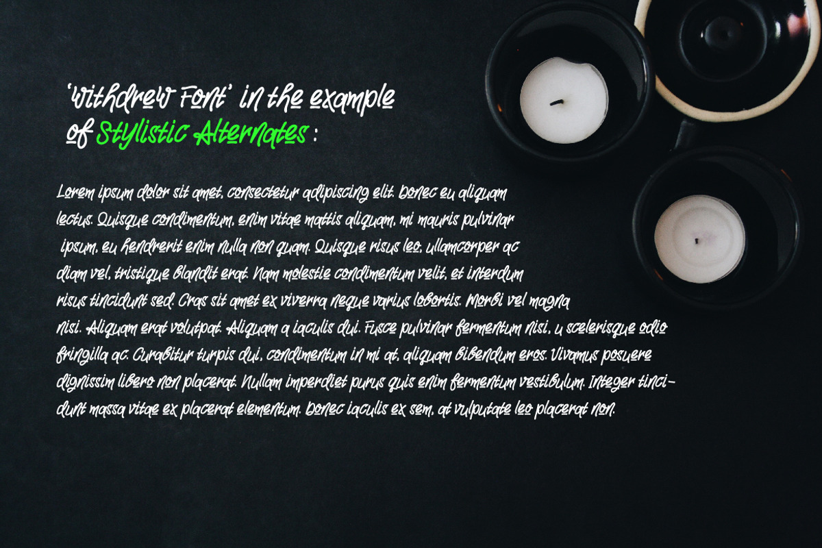Withdrew - Modern Script Font, a Handwritten Font by Barkah (Photo 9 of 15)