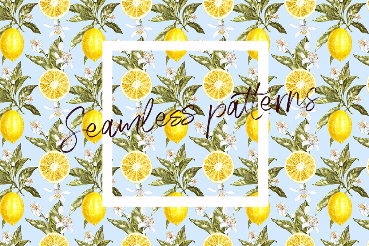 Lemon in botanical style, a Food Illustration by Ann Astro (Photo 5 of 9)