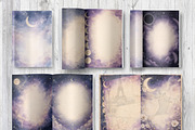 39 Celestial Moon Journal Pages, a Background Graphic by LA Design (Thumbnail 7 of 10)