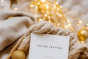 Holiday Christmas Card Mockup Bundle, an Advertising Mockup by Serenefeeling (Thumbnail 7 of 11)