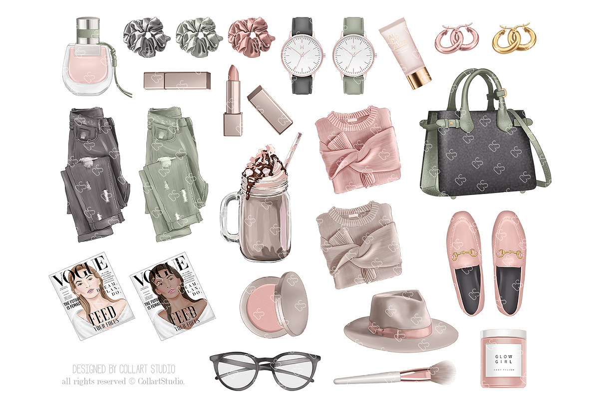 Fashion Illustrations, cozy fashion, an Illustration by Collart Studio (Photo 5 of 10)