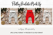 Flatlay Realistic Leggings Mock UP, a Bottom Mockup by Evelyns Illustrations (Thumbnail 2 of 4)