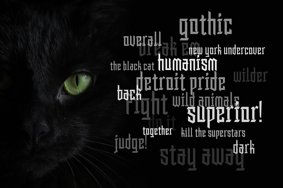 The Black Sugare [UPDATE], a Blackletter Font by Arterfak Project (Photo 5 of 11)