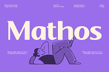 Mathos – Sans Display Family
