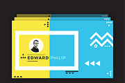 Edward Phillip Business Card, a Business Card Template by D | S Creative Design (Thumbnail 1 of 4)